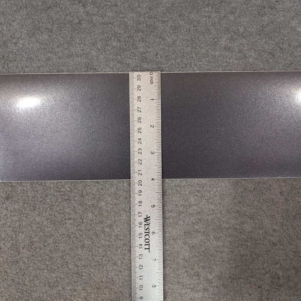 3M 1080 Gloss Dark Gray Vinyl Wrap 12x4" Strips (3 Pack) DIY Decals - Picture 4 of 4
